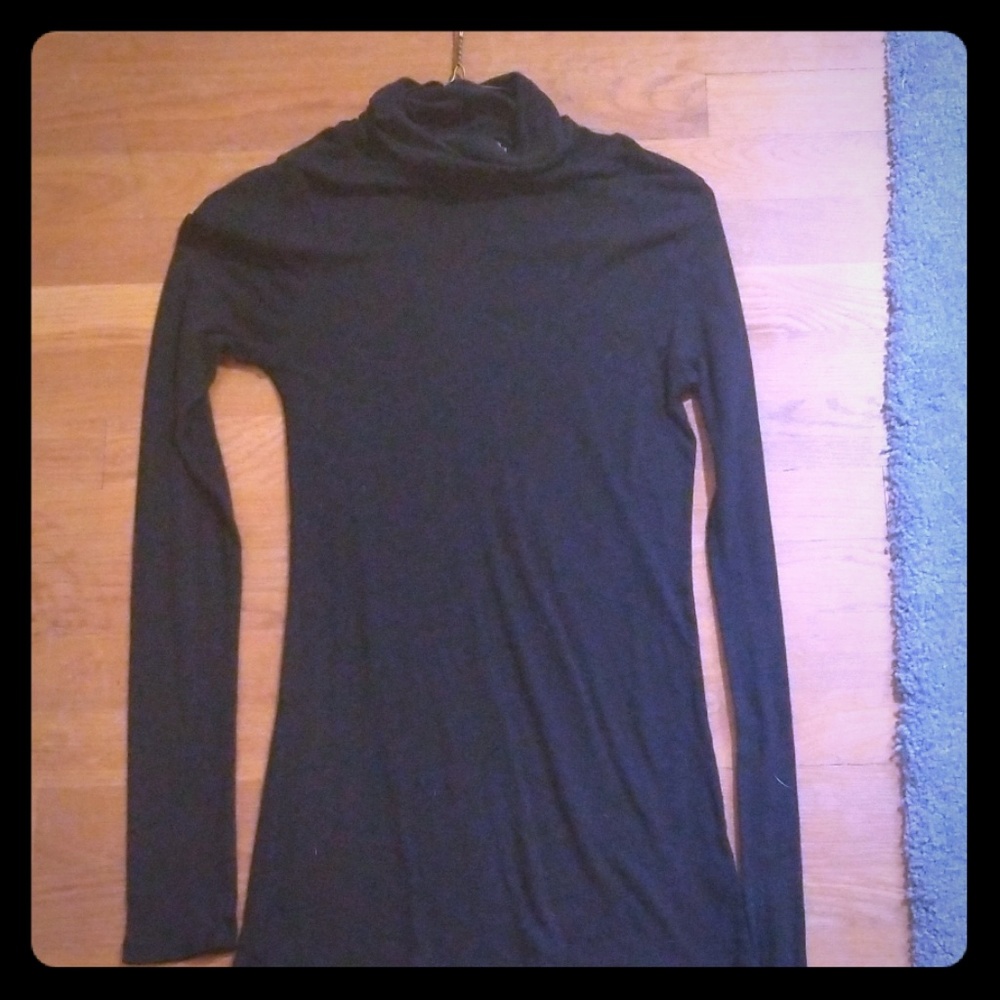 Black long sleeve top